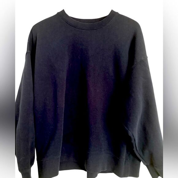 COS Men's Navy BlueCrewneck Sweatshirt - Picture 4 of 7